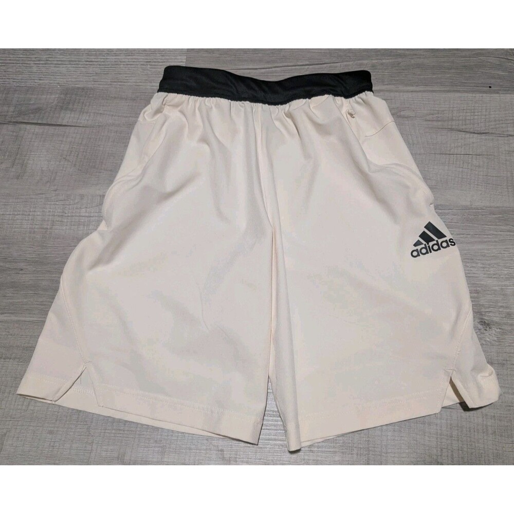 Men's Adidas Axis 9" Woven Shorts Size XS Wonder White